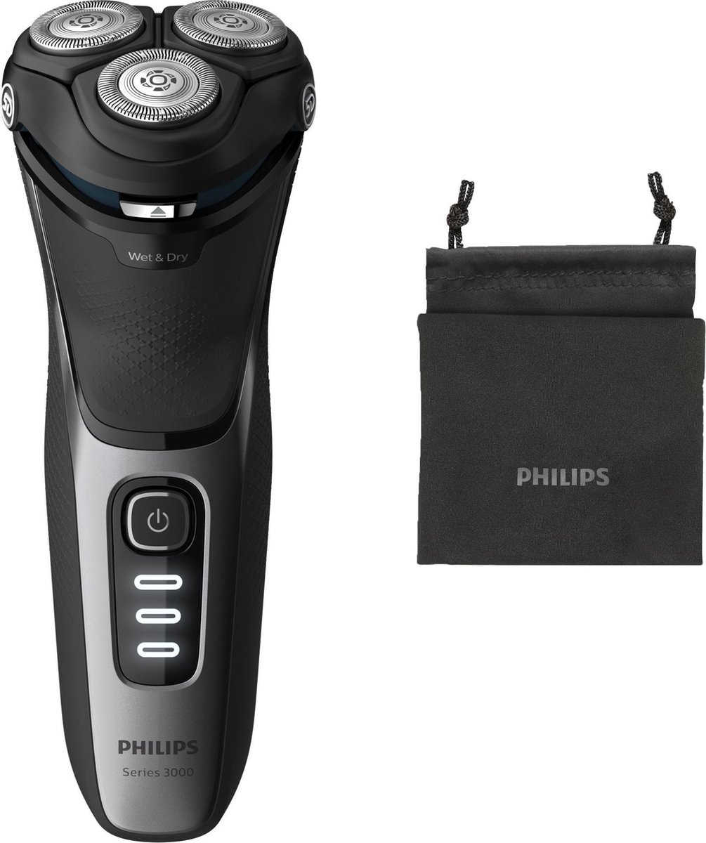 Philips Oplaadbaar Elektrisch Scheerapparaat Wet&Dry S3231/52 - Negro