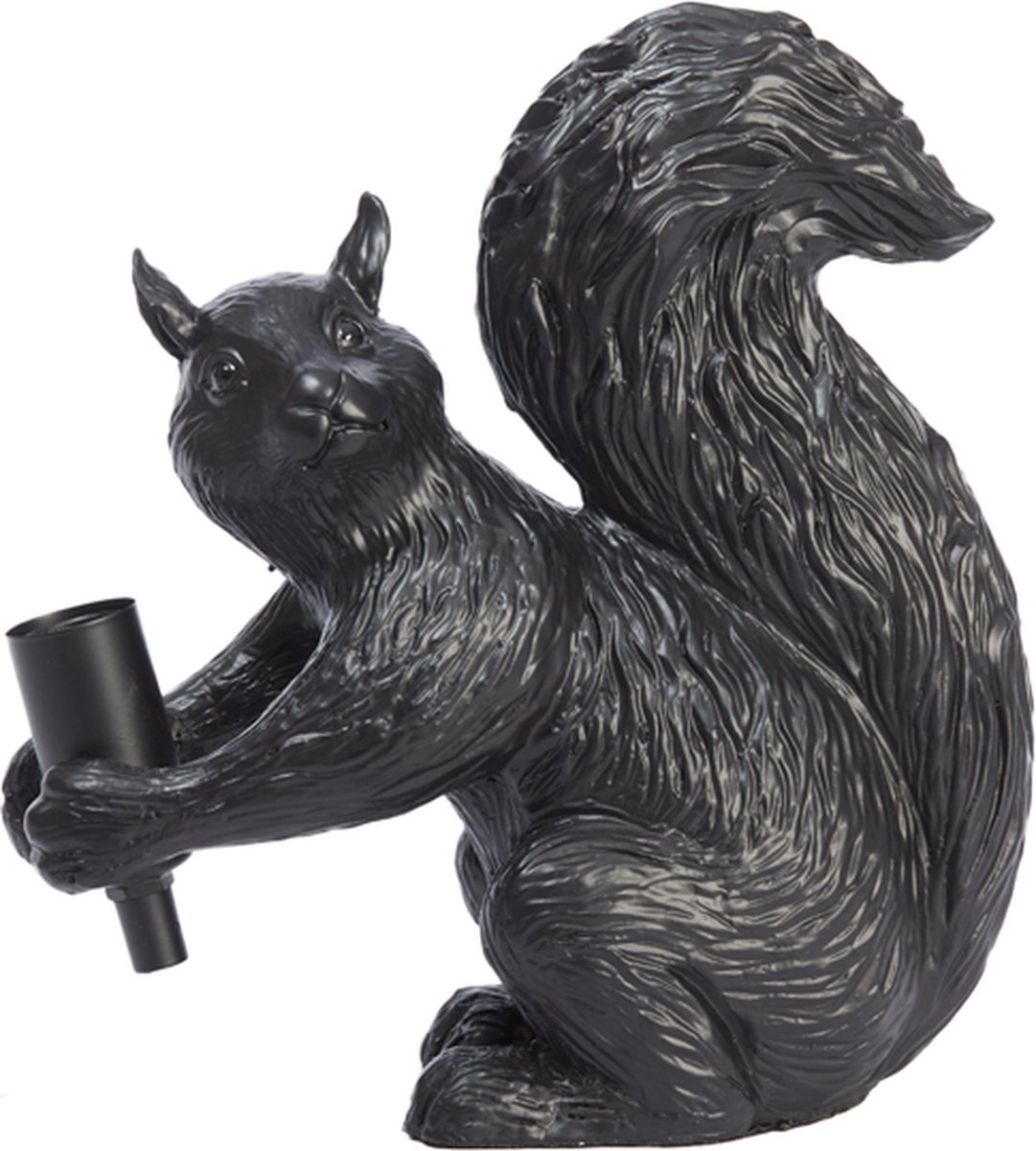 Light & Living - Tafellamp SQUIRREL - 22.5x22.5x25cm - Zwart