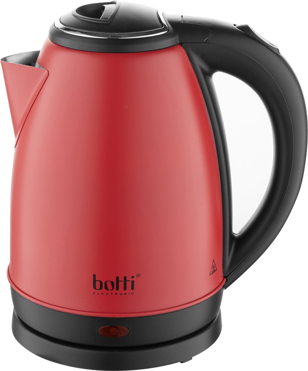 Botti Victor waterkoker RVS 1,7L 1800W mat - Rood