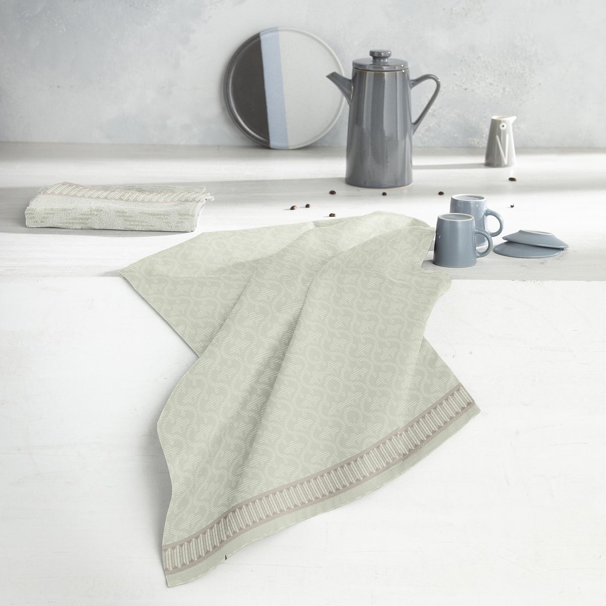 DDDDD theedoek Lysse - 60x65 cm - Cream - 6 stuks - Beige