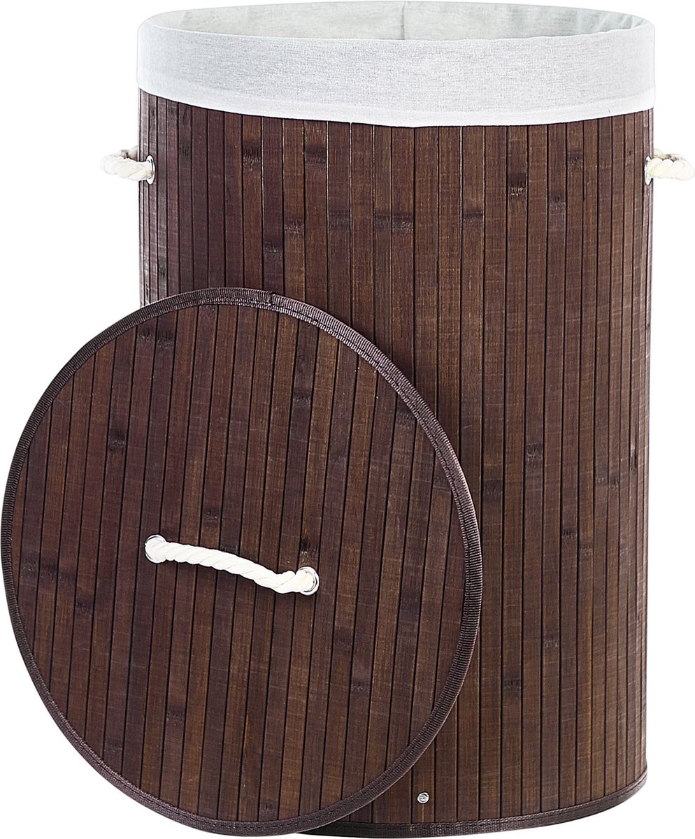 Beliani SANNAR - Mand--Bamboehout - Bruin