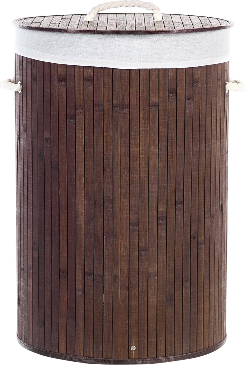 Beliani SANNAR - Mand--Bamboehout - Bruin