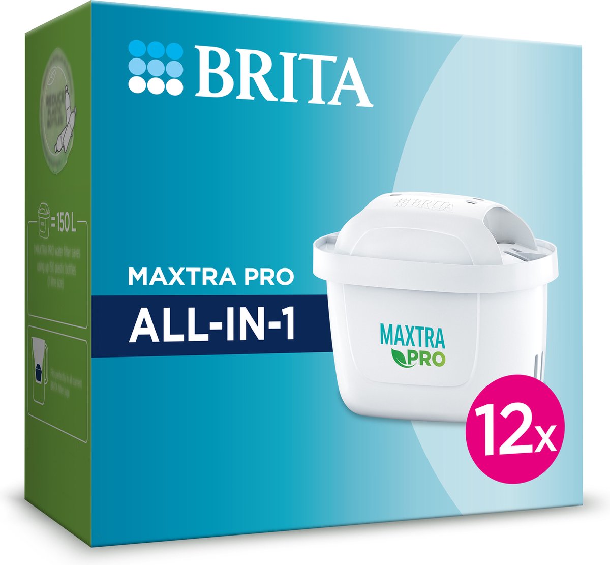Brita - Waterfilterpatroon - MAXTRA PRO ALL-IN-1 - 12 Pack