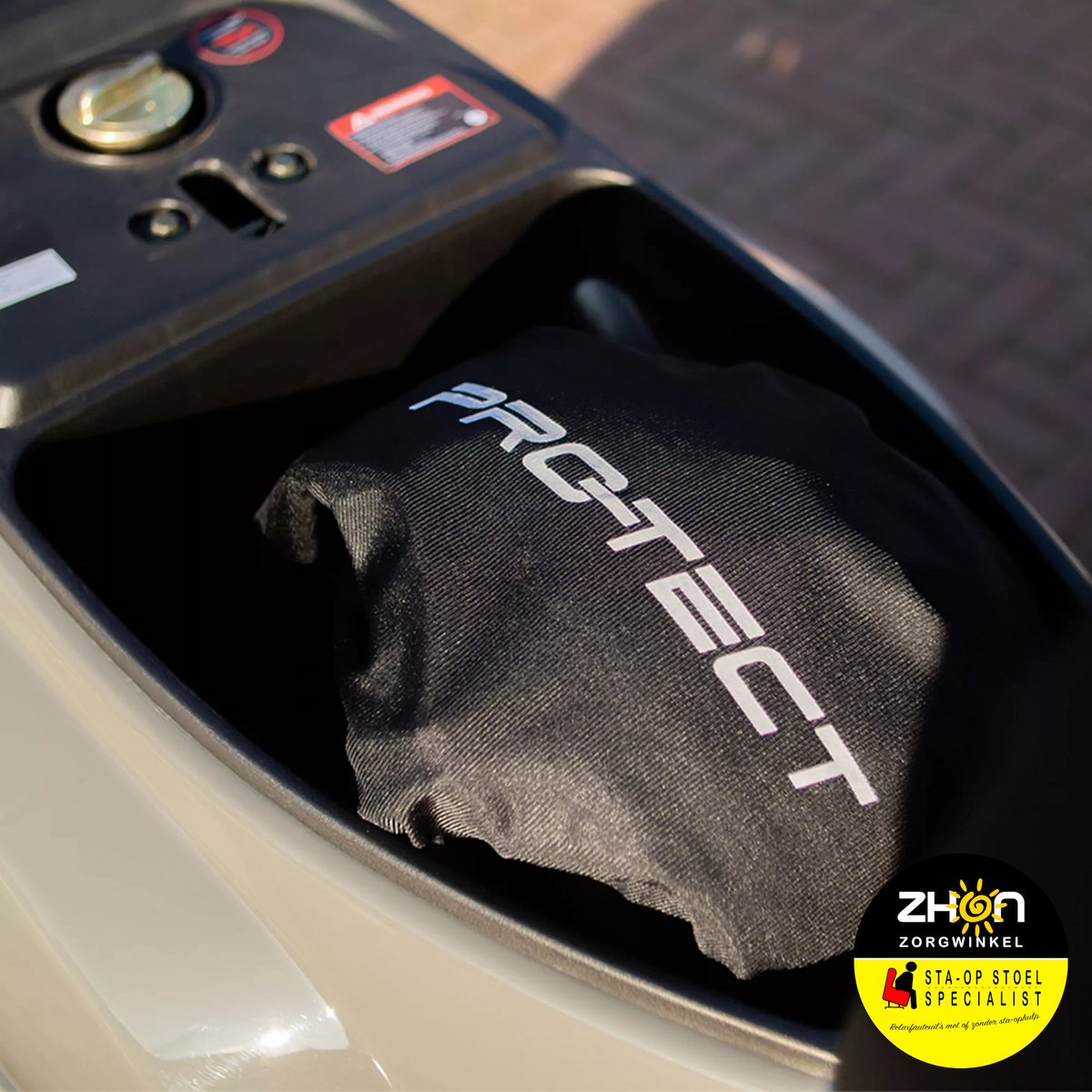 Pro tect urban helm l voor scooter en fiets ece keurmerk - Zwart