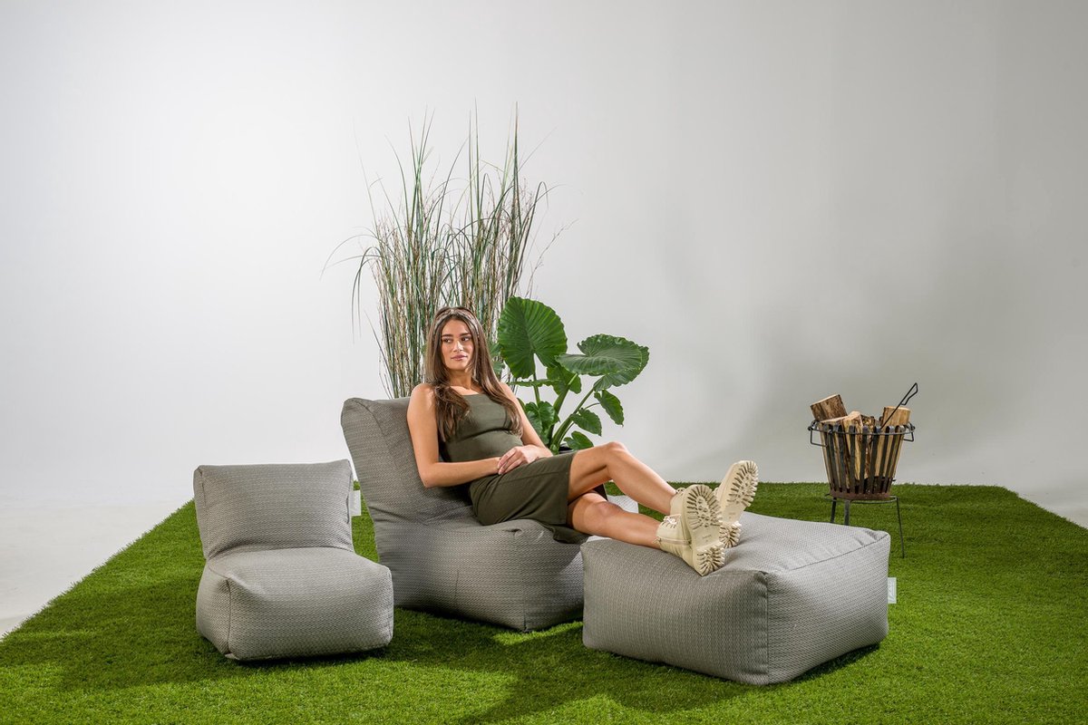 Laui lounge zitzak outdoor adult - Stone grey - Grijs