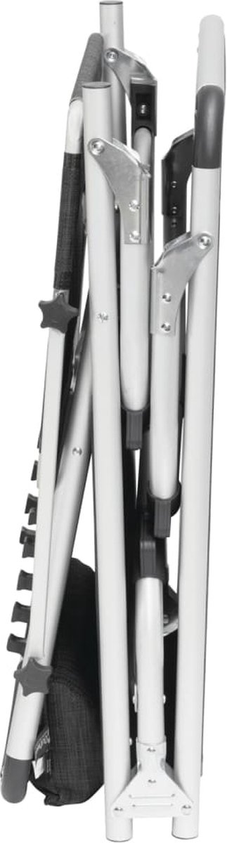 Outwell Klapstoel Victoria en grijs - Zwart