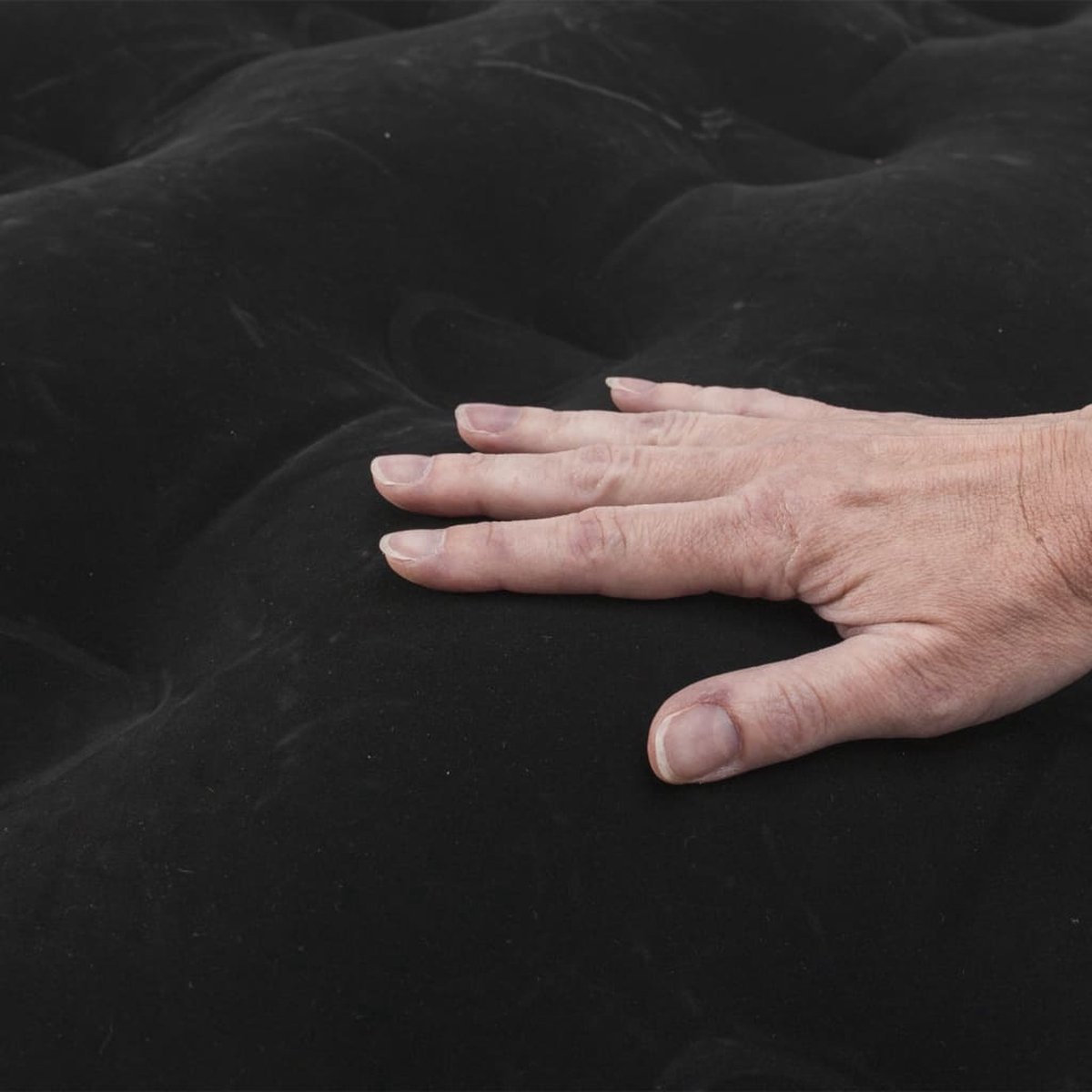 Outwell luchtmatras Classic Single met kussen en pomp en grijs - Zwart