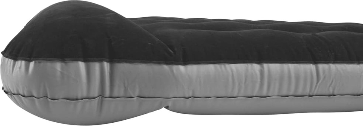 Outwell luchtmatras Classic Single met kussen en pomp en grijs - Zwart