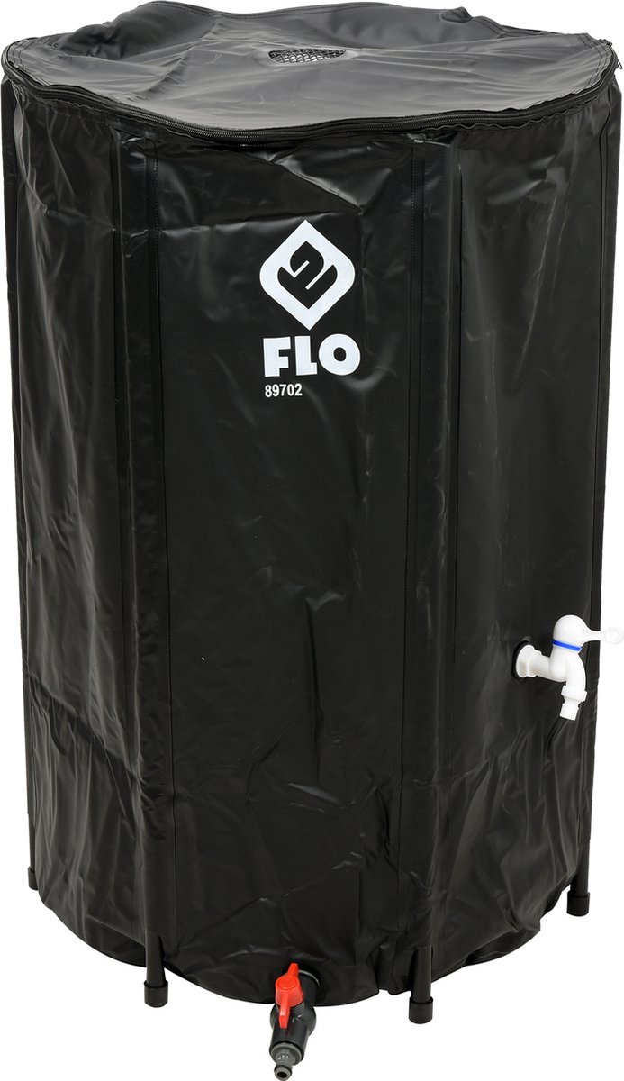 Flo Regenton inklapbaar 250 L - Zwart