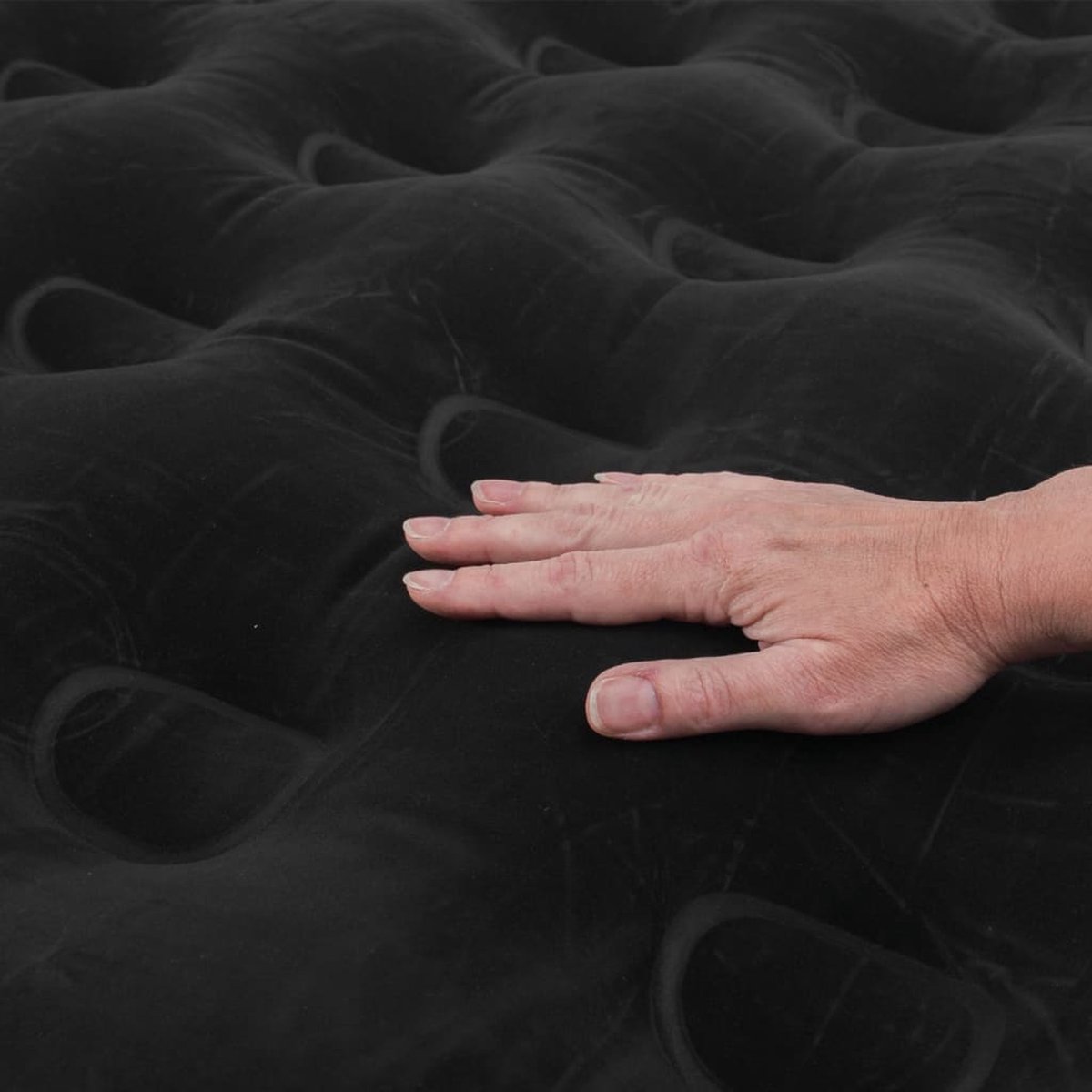 Outwell Luchtmatras Classic Single en grijs - Zwart