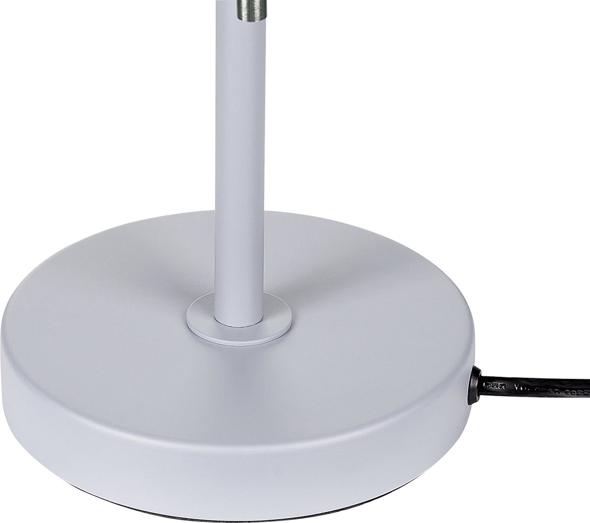 Beliani CAPARO - Tafellamp--IJzer - Grijs