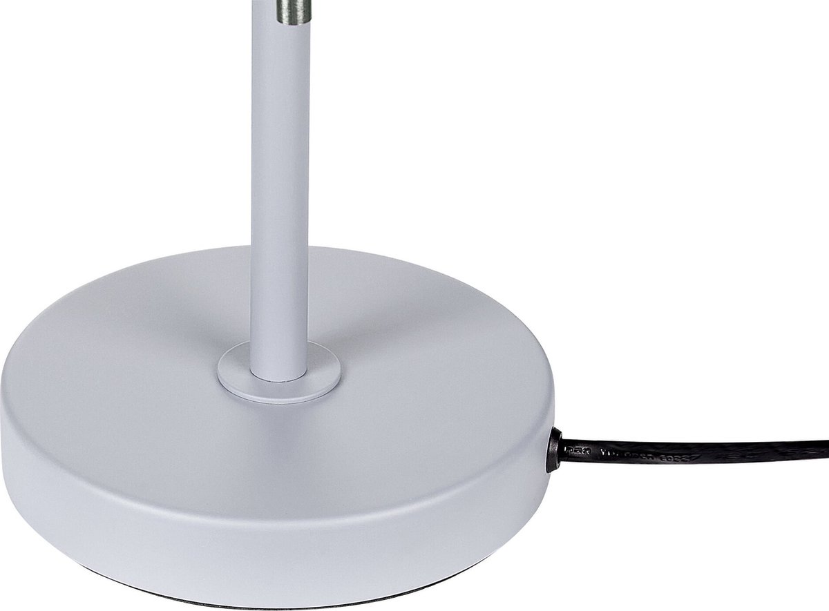 Beliani CAPARO - Tafellamp--IJzer - Grijs