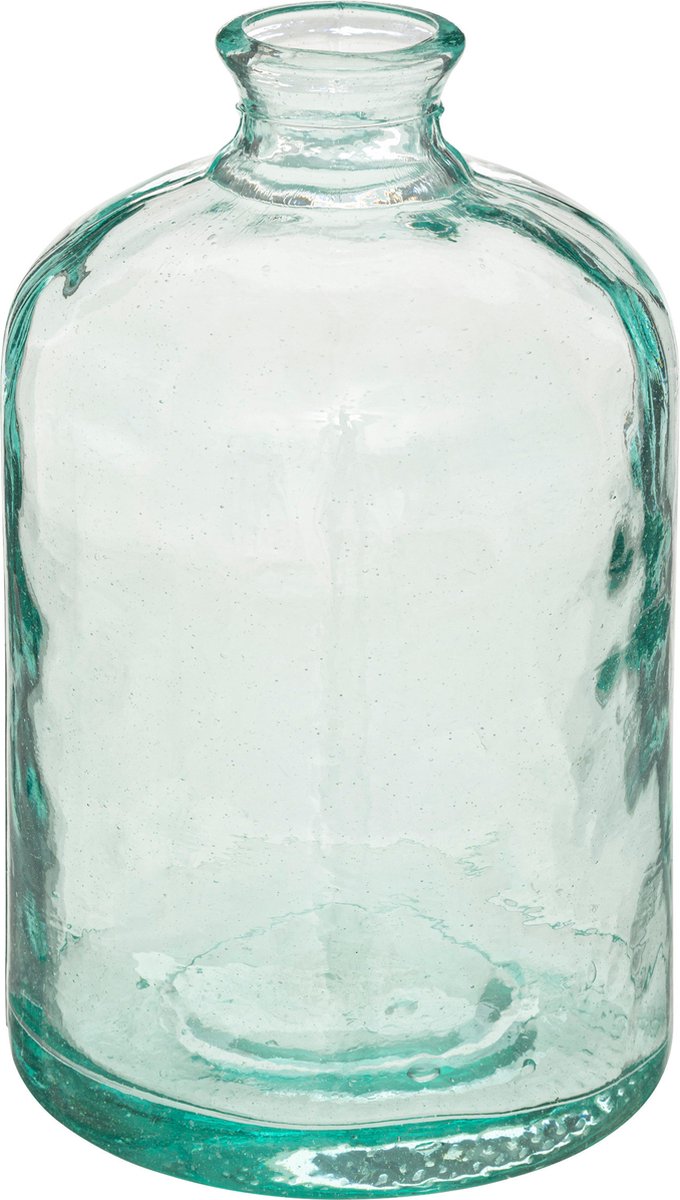 Atmosphera bloemenvaas Apotheker Fles model - transparant - glas - H32 x D18 cm - Vazen