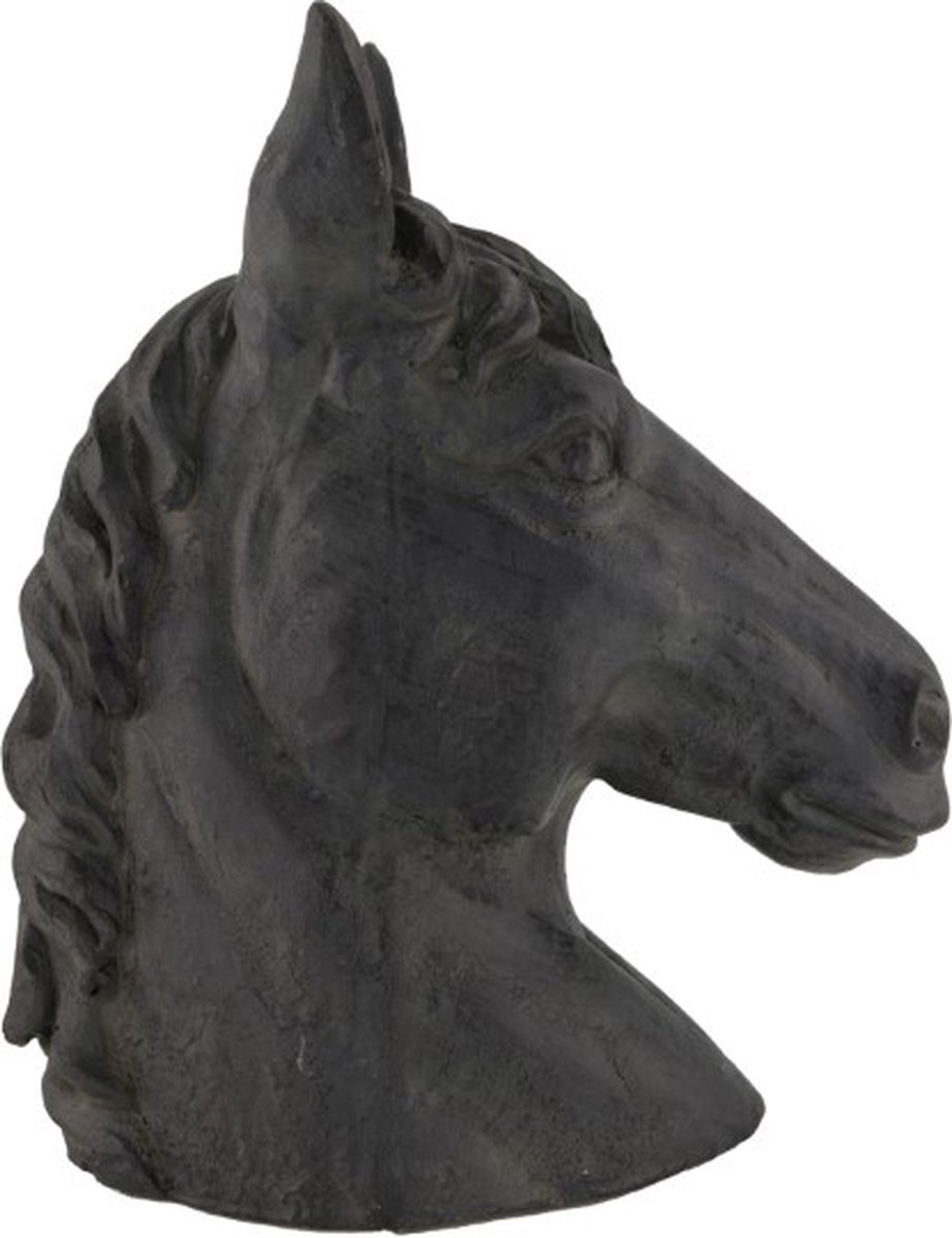 Dijk Natural Collections DKNC - Beeld paard magnesium - 35x20x35cm - Grijs