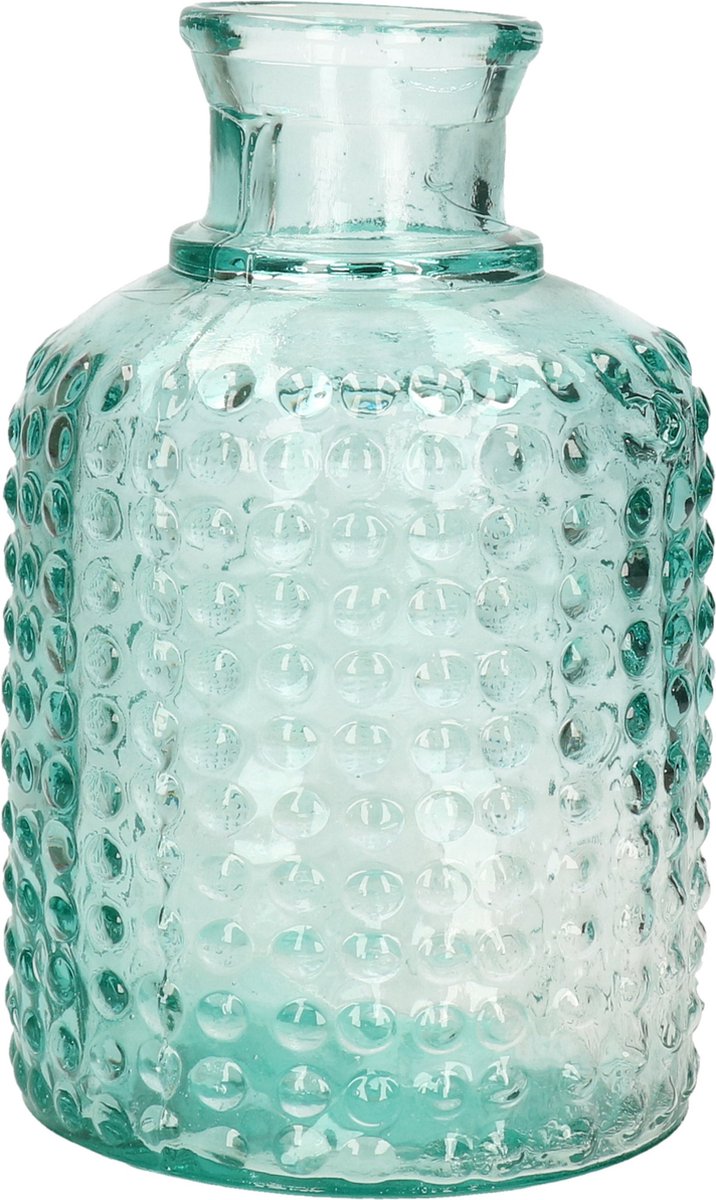 Atmosphera bloemenvaas Apotheker Fles model - transparant - 3D glas - H20 x D12 cm - Vazen