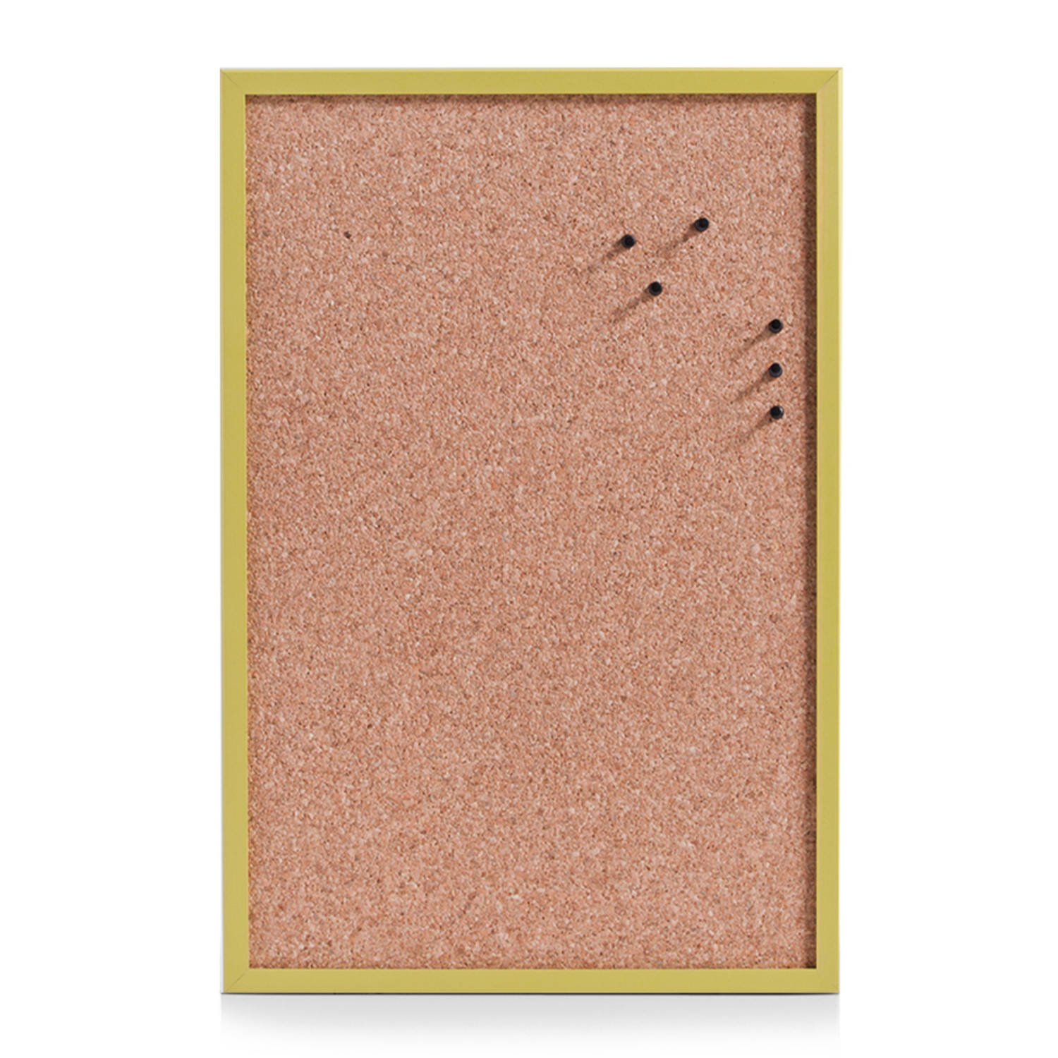 Zeller Prikbord incl. punaises - 40 x 60 cm kurk - Prikborden - Groen