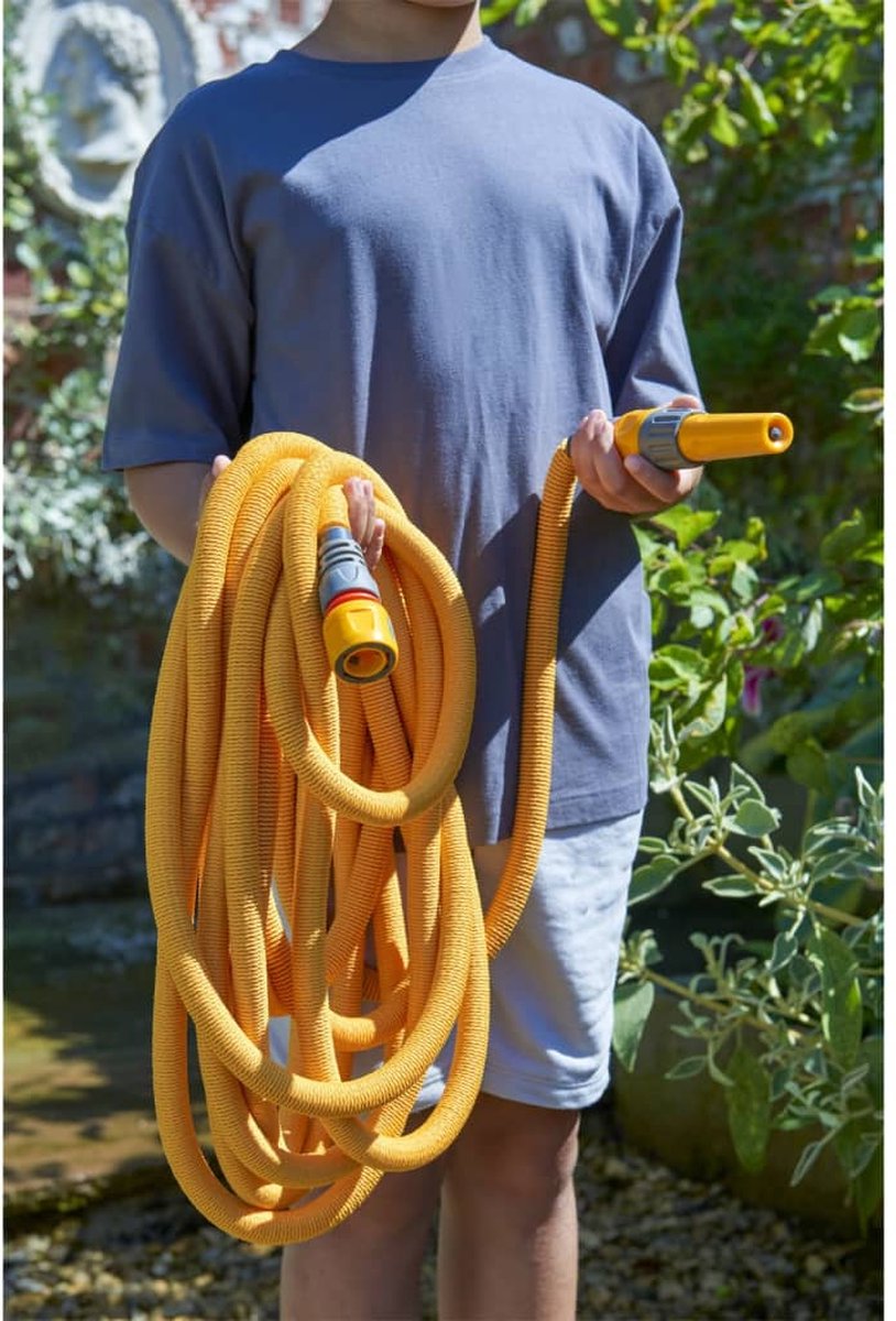 Hozelock Tuinslang Wonderhoze verlengbaar 25 m - Geel