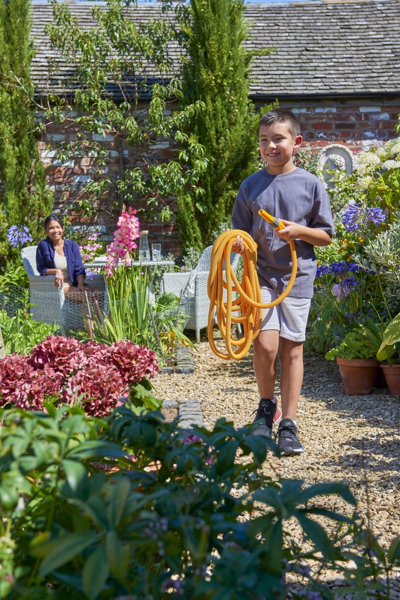 Hozelock Tuinslang Wonderhoze verlengbaar 25 m - Geel