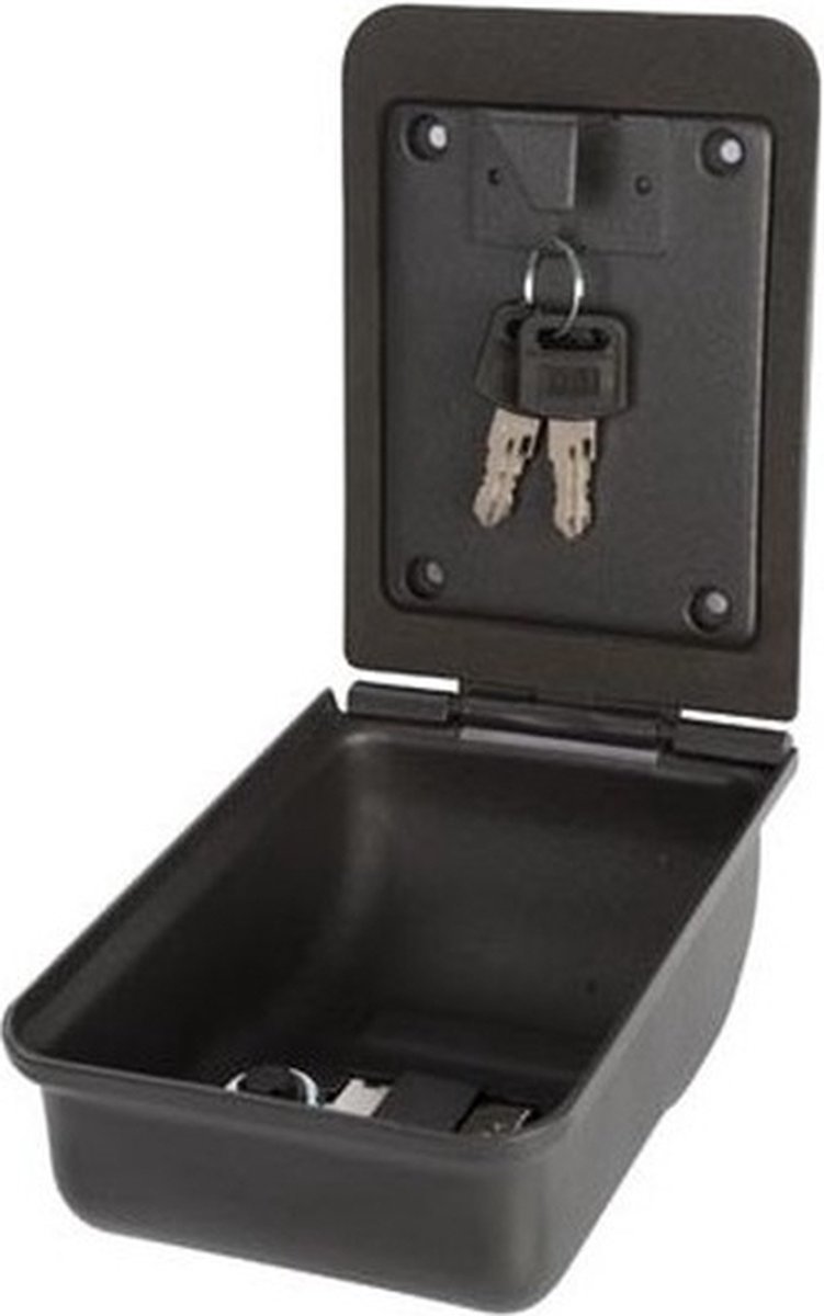 Benson Cijferslot sleutelkluis met 20x stuks sleutellabels - Sleutelkluisjes - Zwart