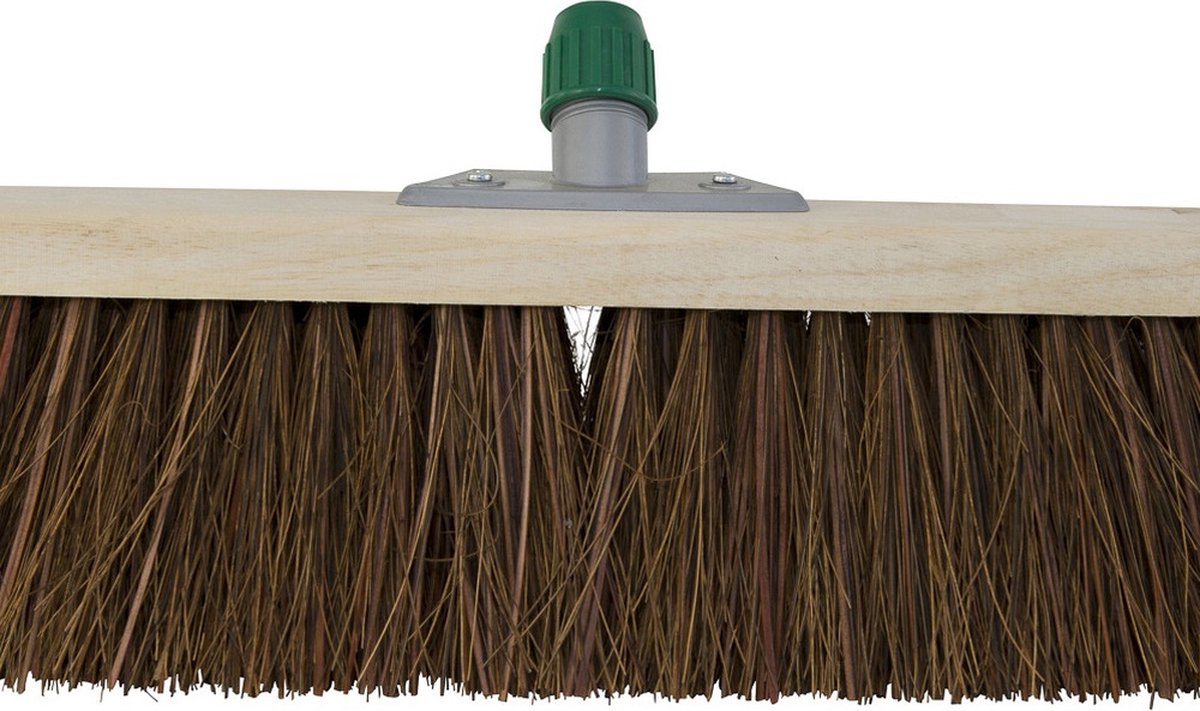 Betra Buitenbezem - FSC hout - natuurvezel - 45 x 150 cm - tuinbezem - Bezem - Beige