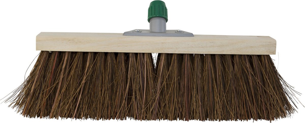 Betra Buitenbezem - FSC hout - natuurvezel - 45 x 150 cm - tuinbezem - Bezem - Beige