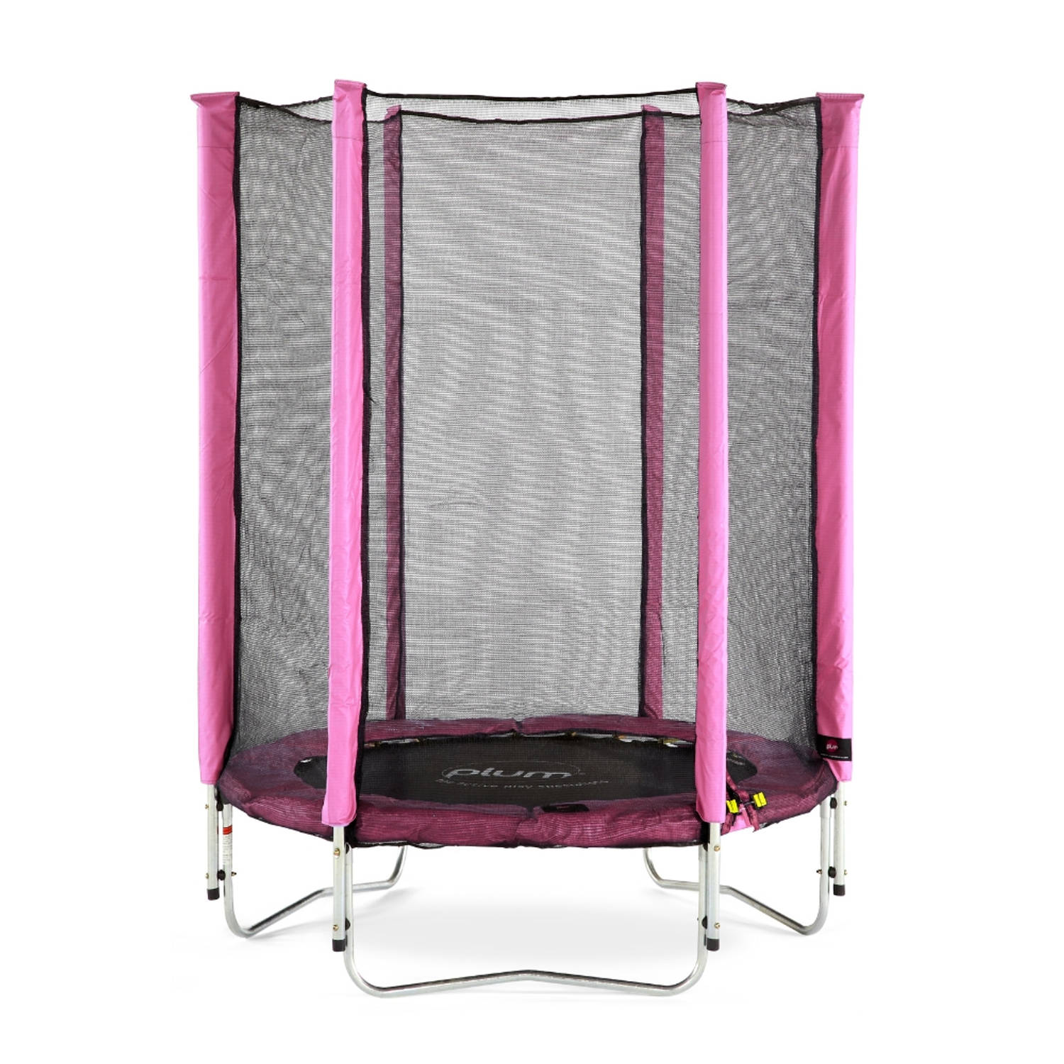 Plum Trampoline met veiligheidsnet - 137 cm - Junior - Roze - Bruin