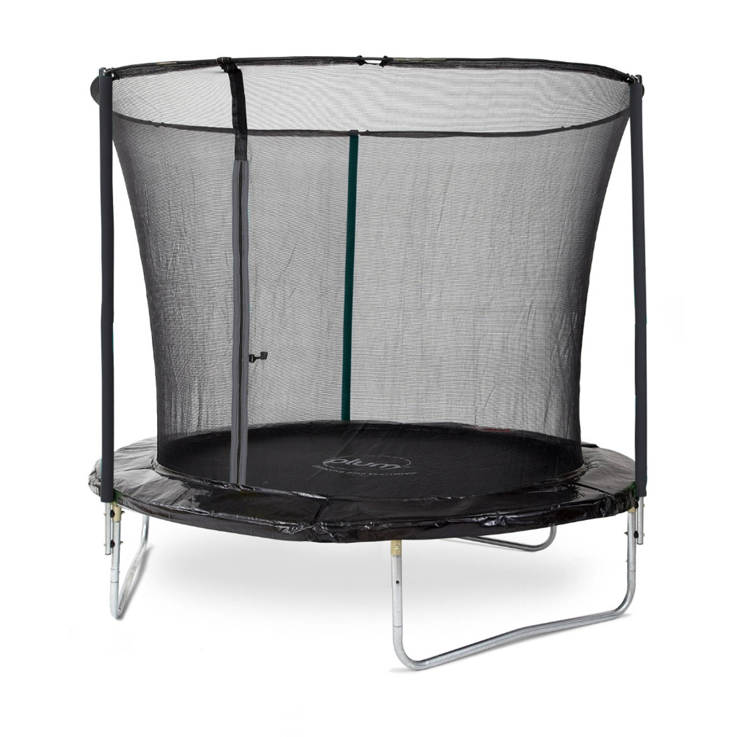 Plum Fun Trampoline met veiligheidsnet - 244 cm - Zwart - Bruin