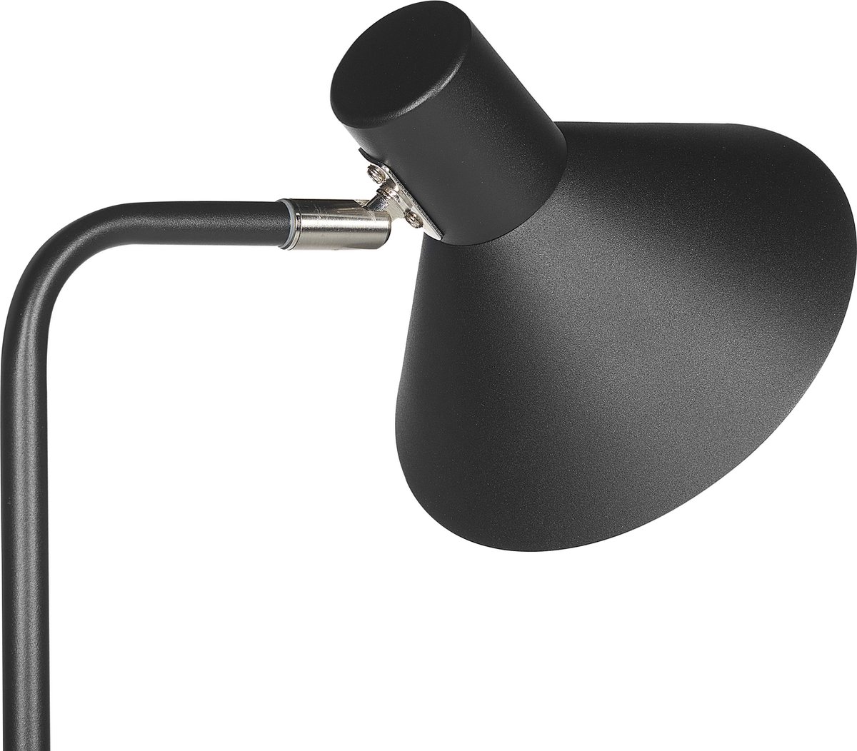 Beliani RIMAVA - Staande lamp--IJzer - Zwart