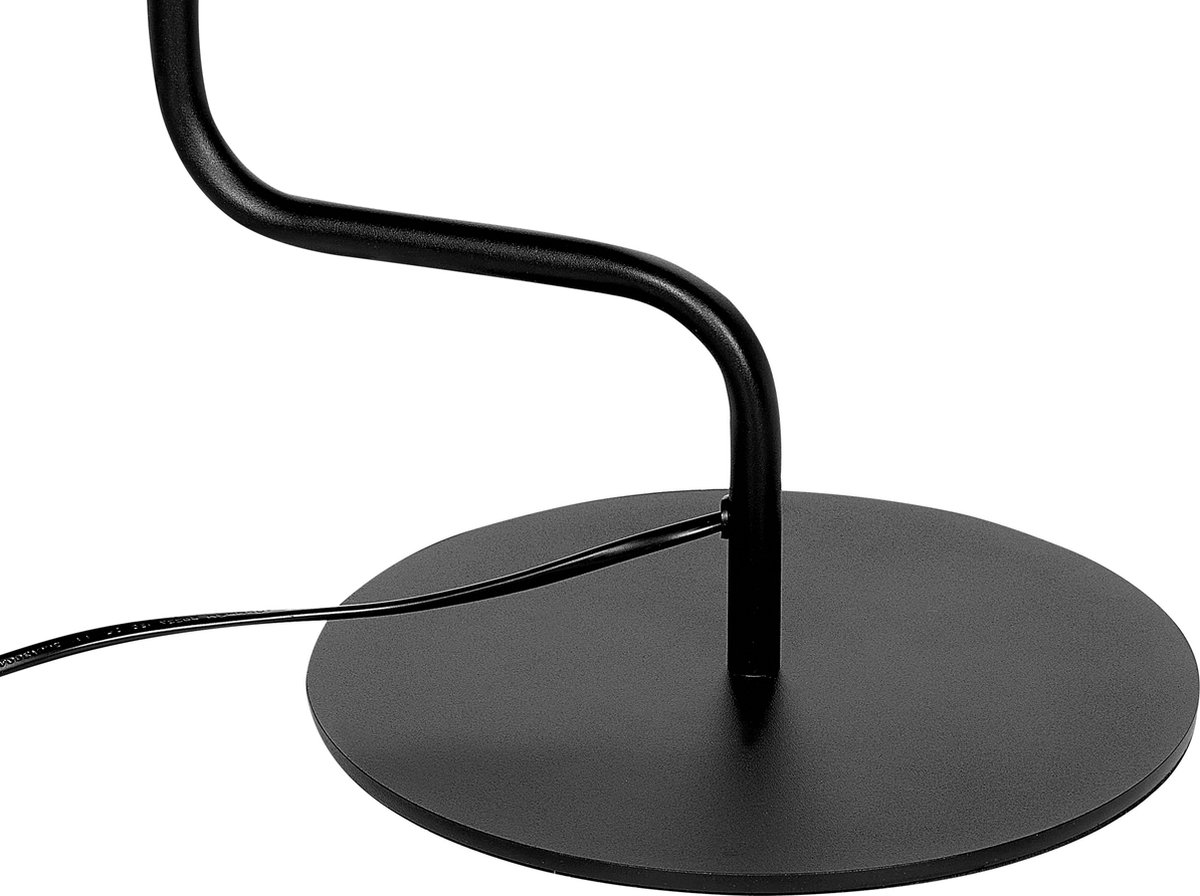 Beliani RIMAVA - Staande lamp--IJzer - Zwart