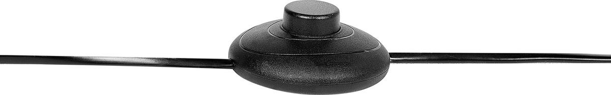 Beliani RIMAVA - Staande lamp--IJzer - Zwart