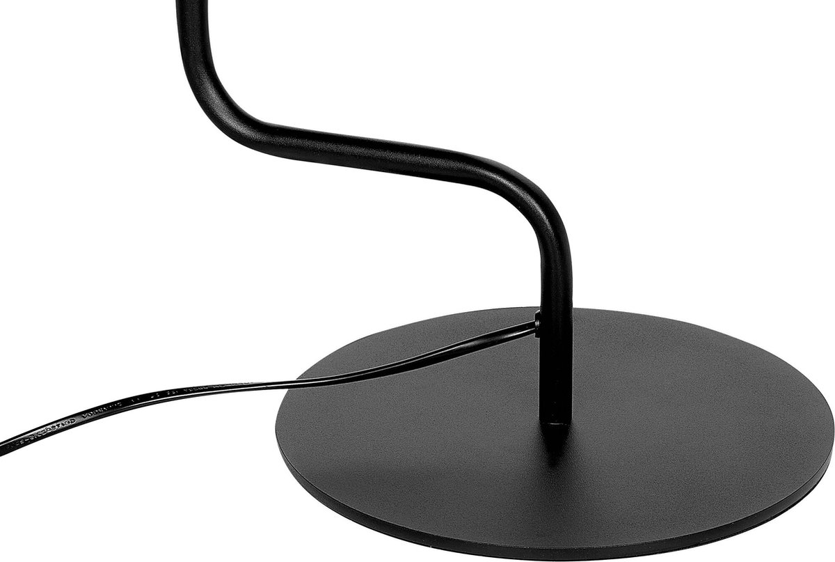 Beliani RIMAVA - Staande lamp--IJzer - Zwart