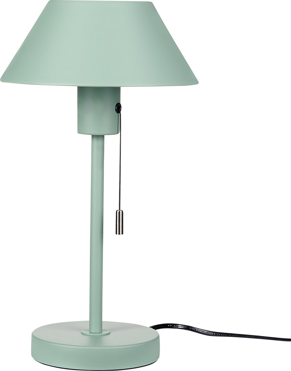 Beliani CAPARO - Tafellamp--IJzer - Groen
