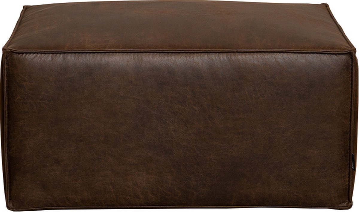 Bronx71 Hocker Memphis eco-leer - Bruin