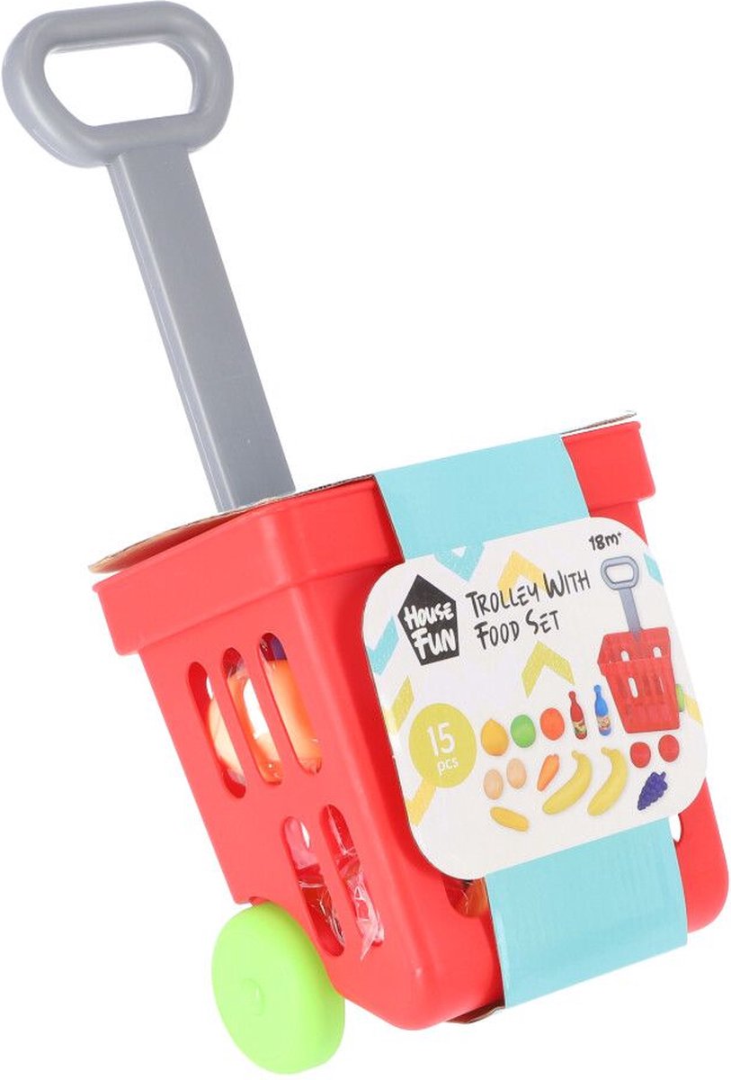 Top1Toys Boodschappentrolley 15 delig