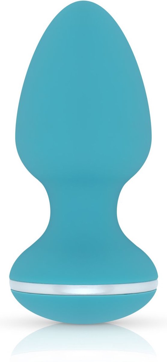 Cala Azul - Blanca Vibrerende Anaal Plug - Blauw