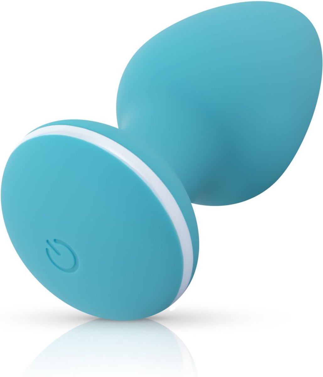 Cala Azul - Blanca Vibrerende Anaal Plug - Blauw