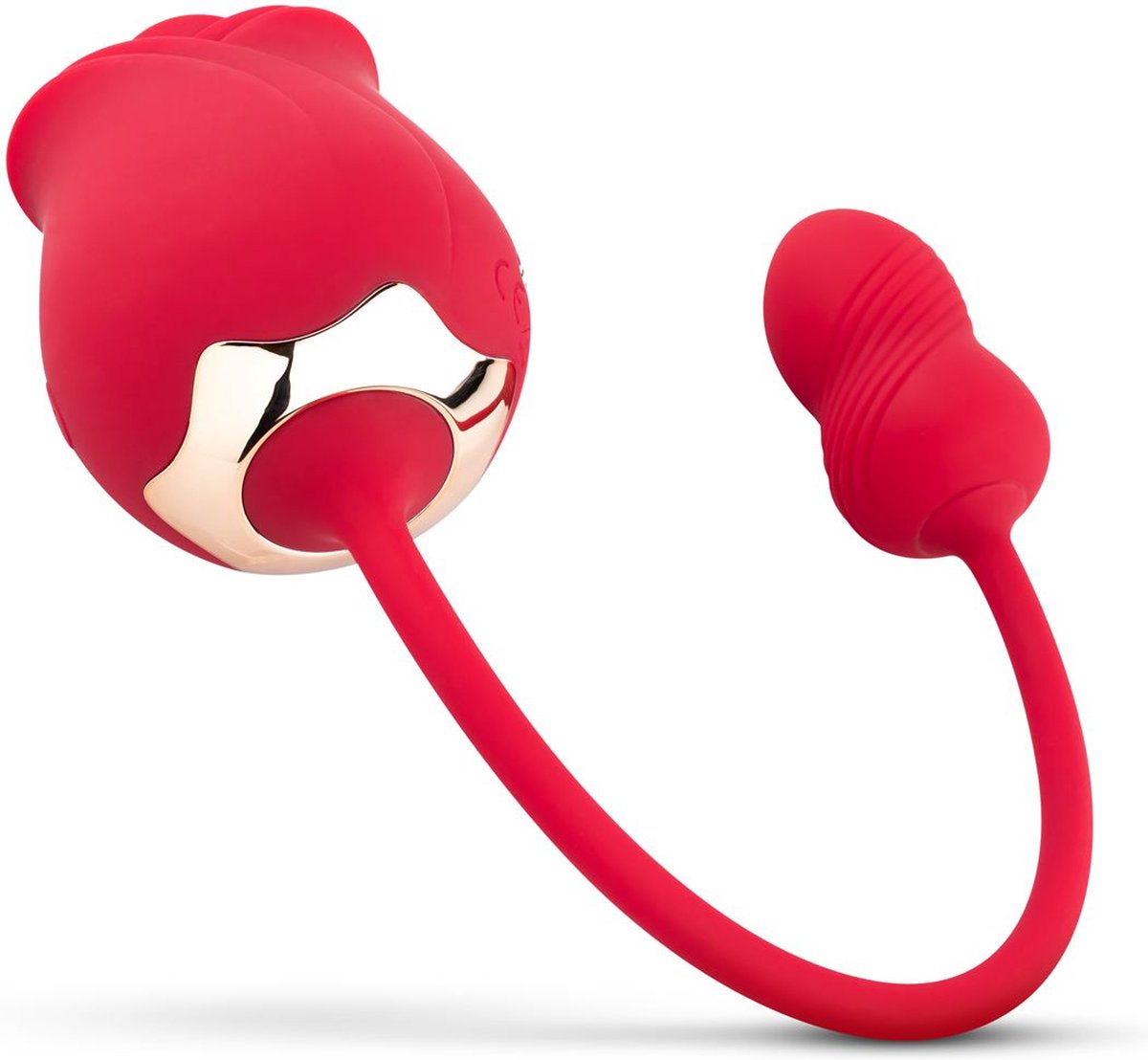 Teazers Rose Vibrator and Clitoris Stimulator - Rood