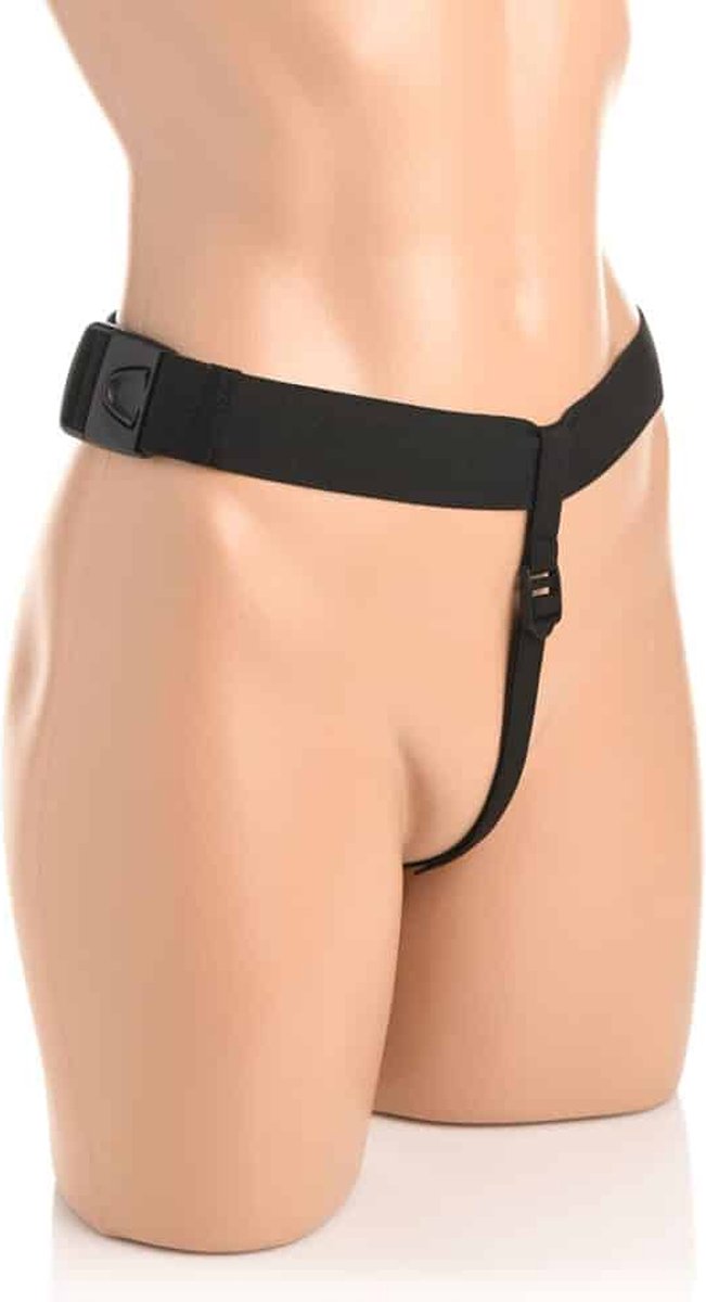 Master Series Bum-Tastic Anaal Plug Set met Harnas - Zwart