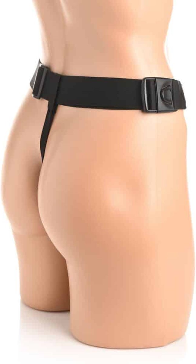 Master Series Bum-Tastic Anaal Plug Set met Harnas - Zwart