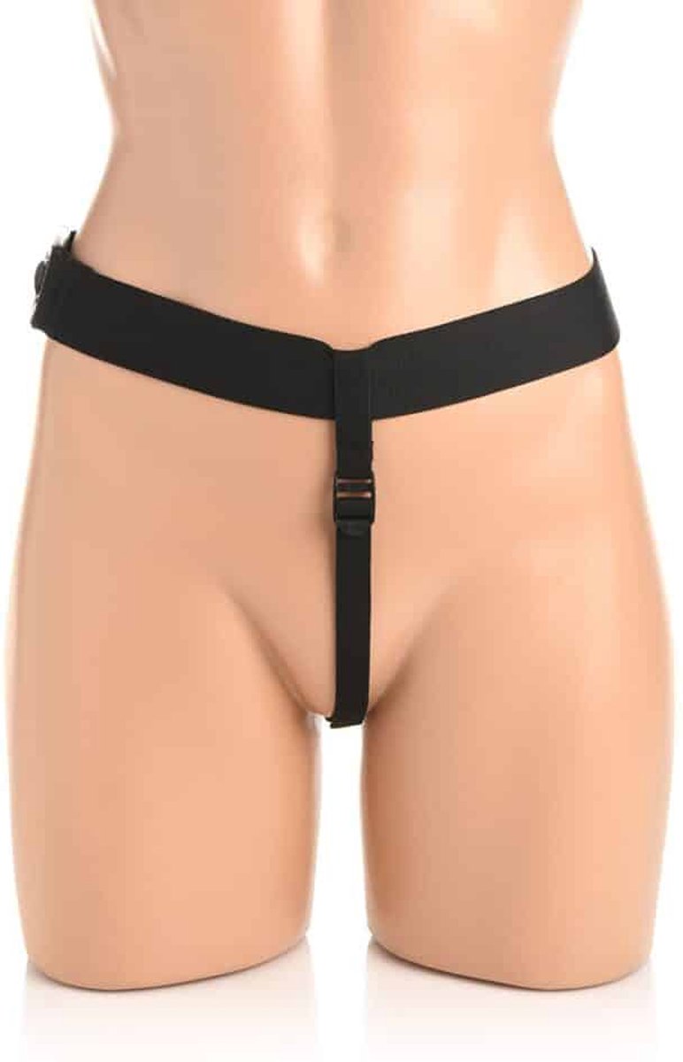 Master Series Bum-Tastic Anaal Plug Set met Harnas - Zwart