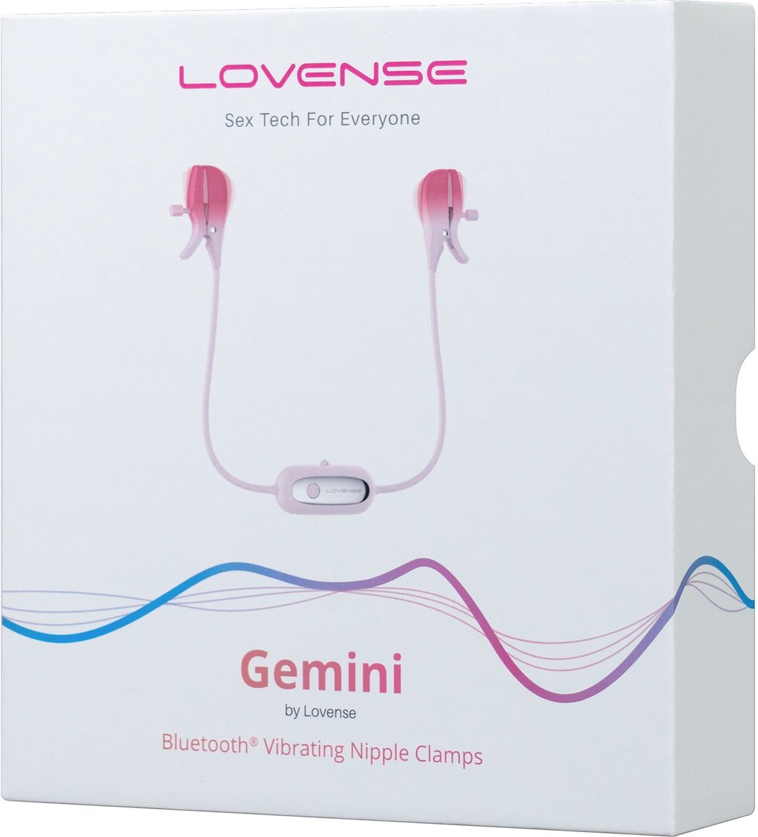 Lovense - Gemini Vibrerende Tepelklemmen App Controlled
