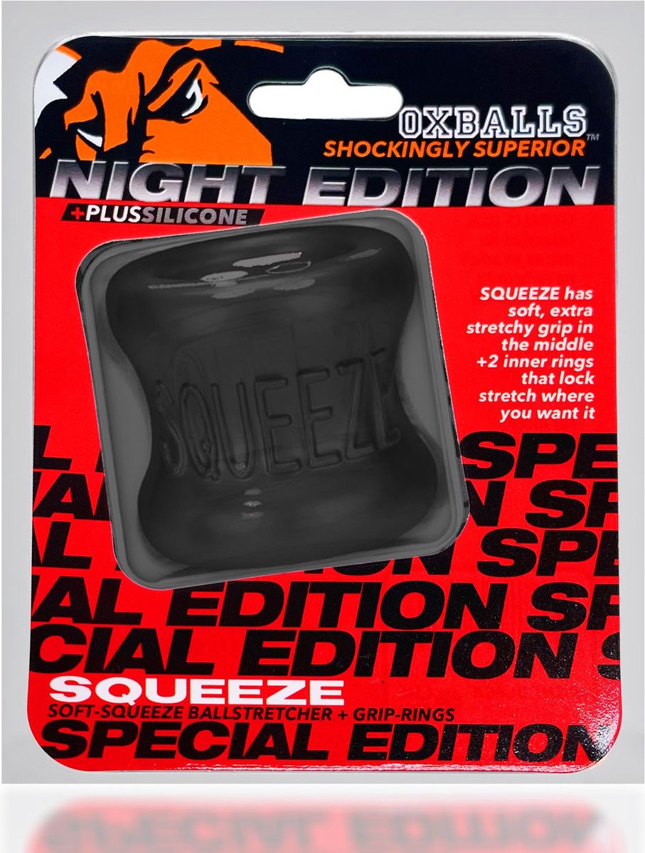 Oxballs - Squeeze Ballstretcher - Night - Zwart