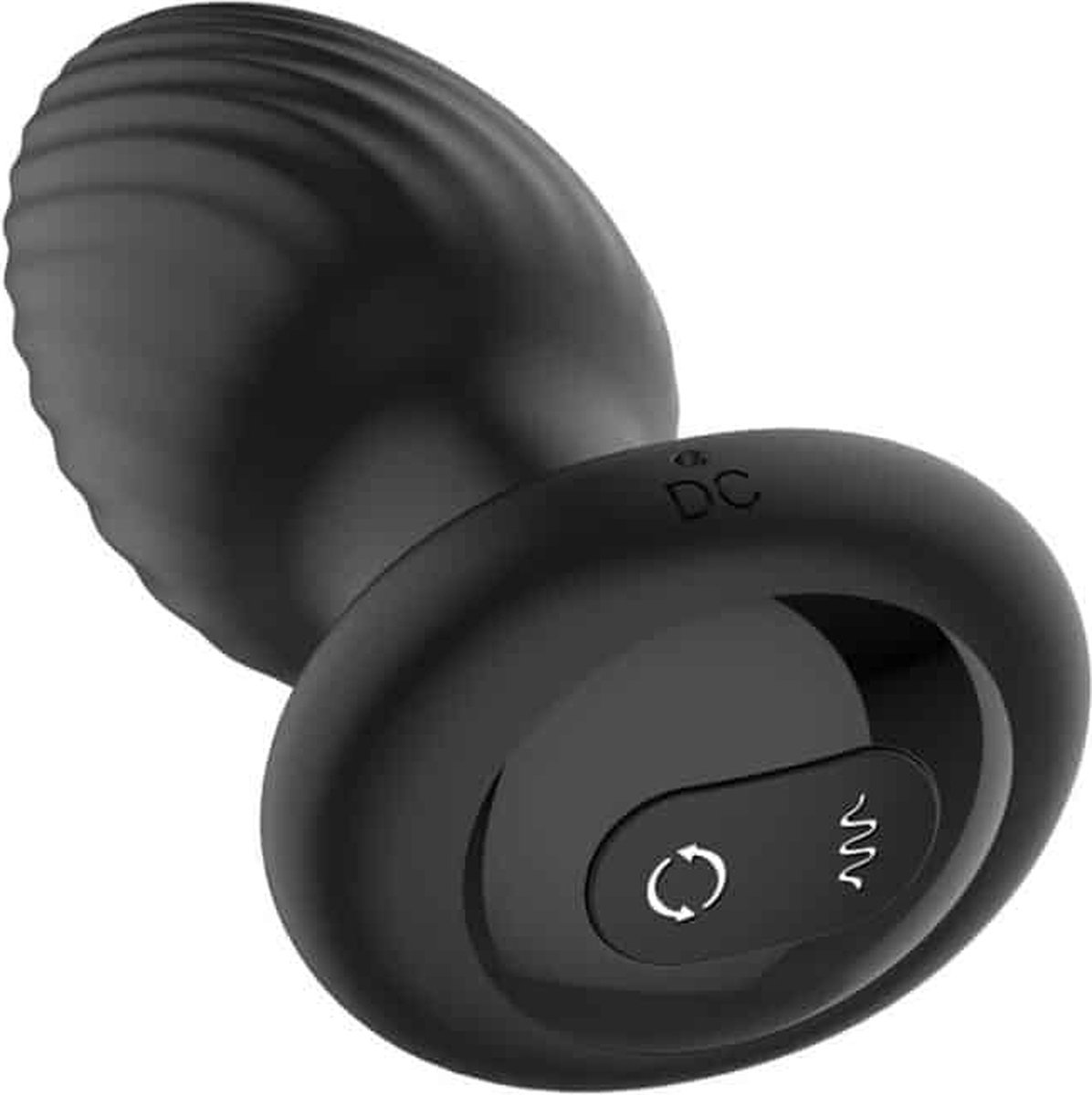 Nexus - Tornado Roterende Butt Plug - Zwart