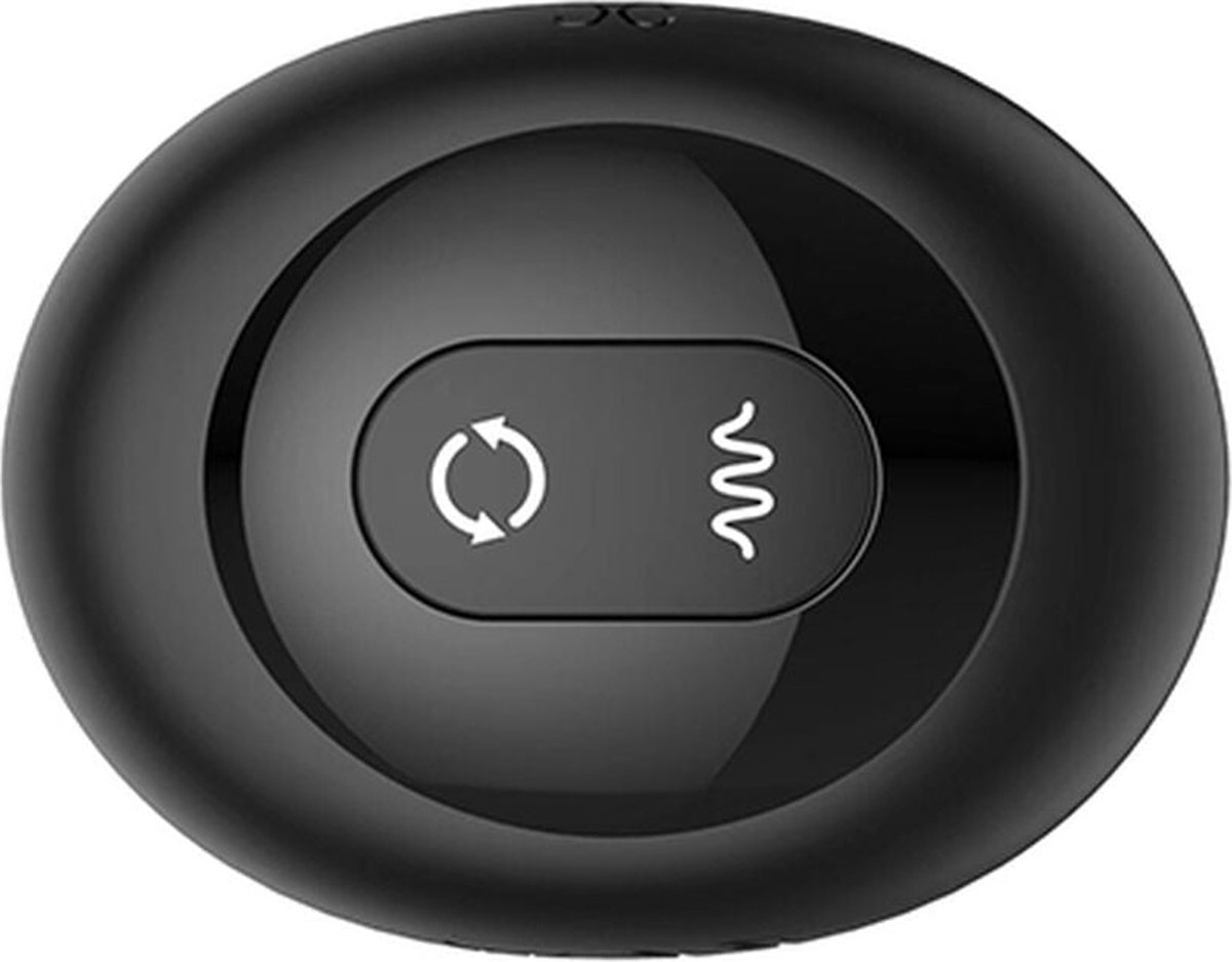 Nexus - Tornado Roterende Butt Plug - Zwart