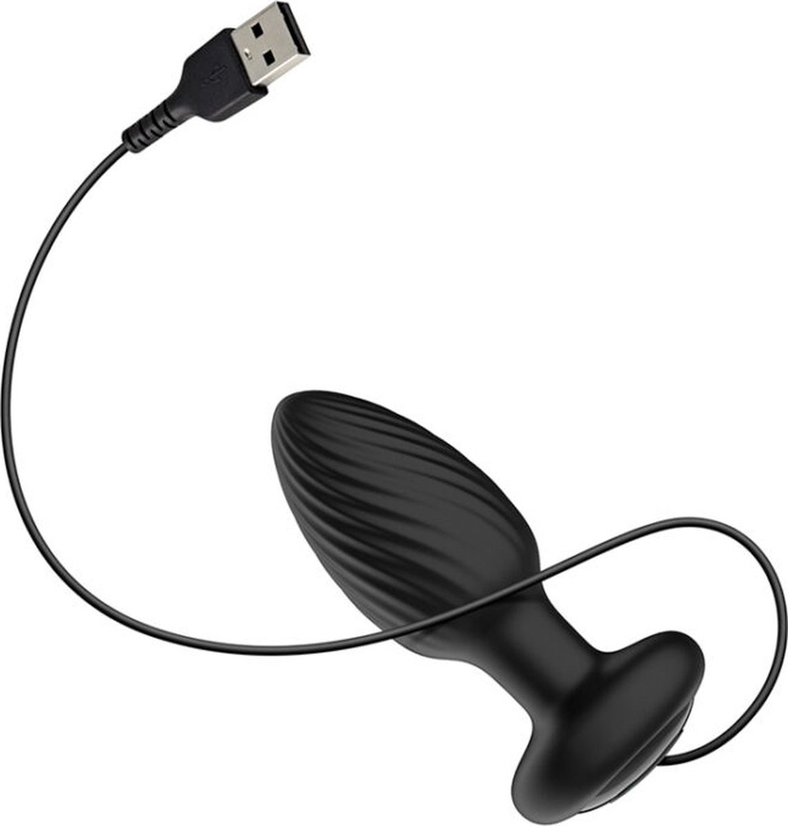 Nexus - Tornado Roterende Butt Plug - Zwart