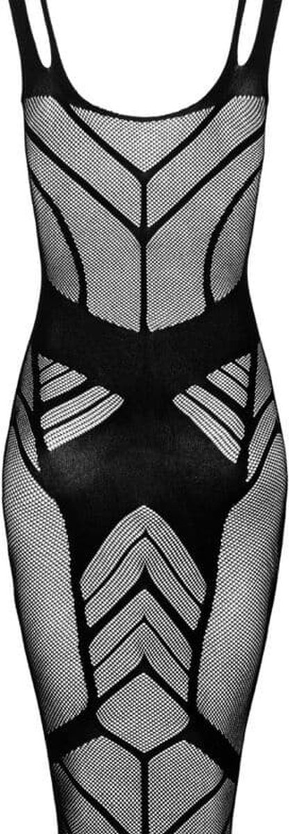 Obsessive Sexy Netstof Jurkje - Zwart