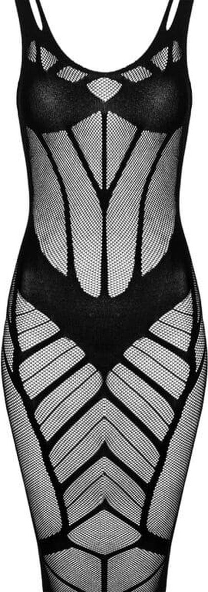 Obsessive Sexy Netstof Jurkje - Zwart