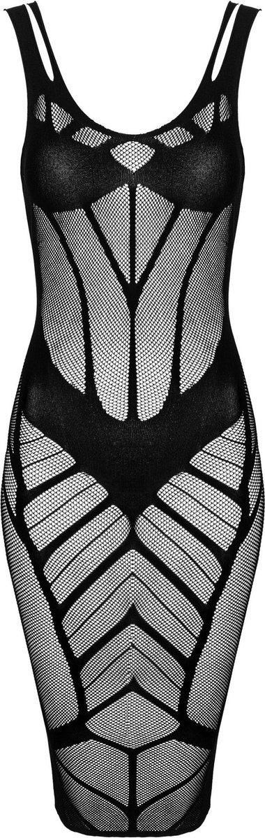 Obsessive Sexy Netstof Jurkje - Zwart