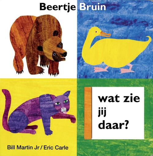 Beertje (schuifjesboek) - Bruin