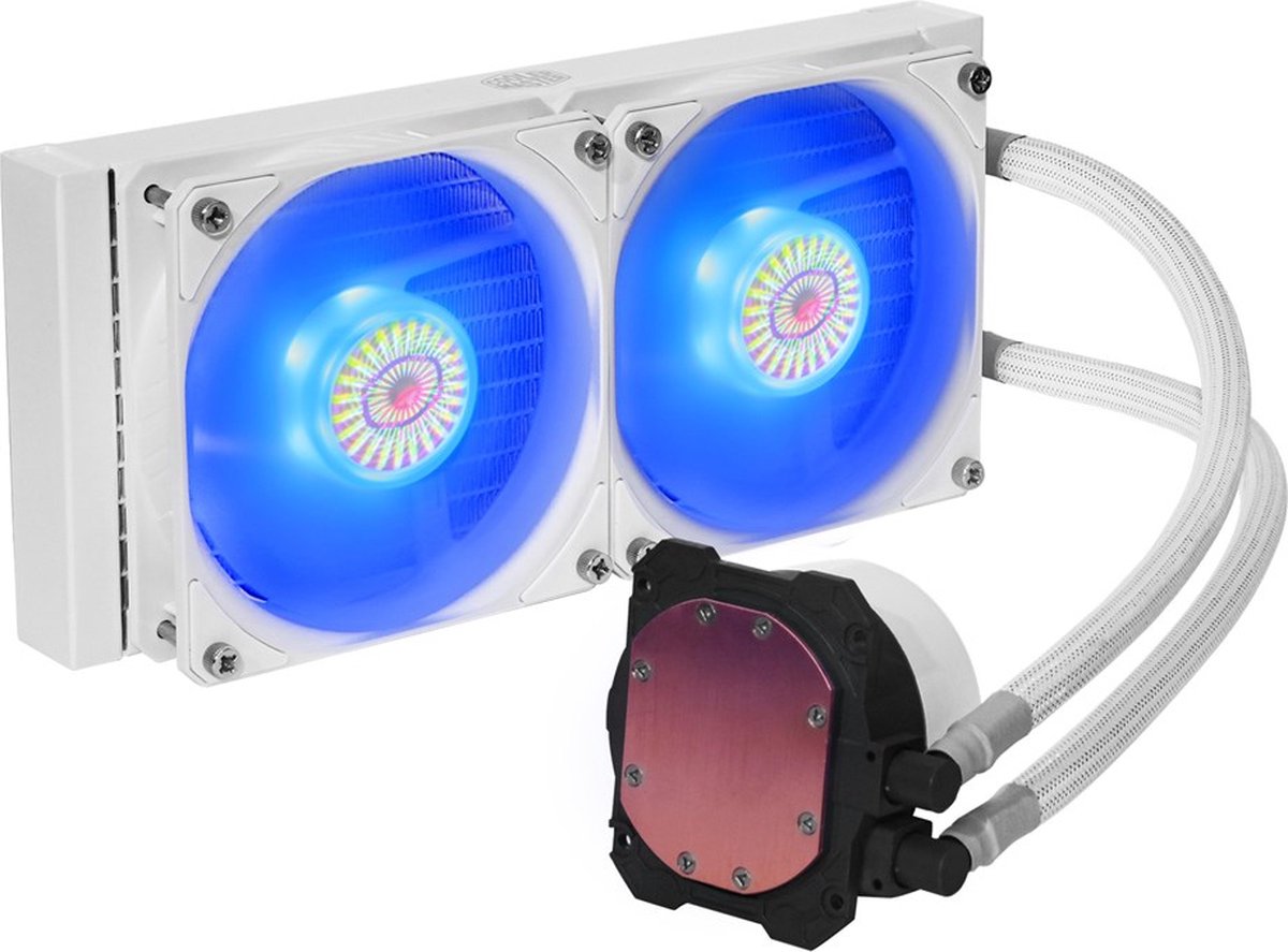 Coolermaster Cooler Master MasterLiquid ML240L V2 RGB White Edition - 240mm